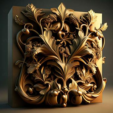 3D model baroque (STL)